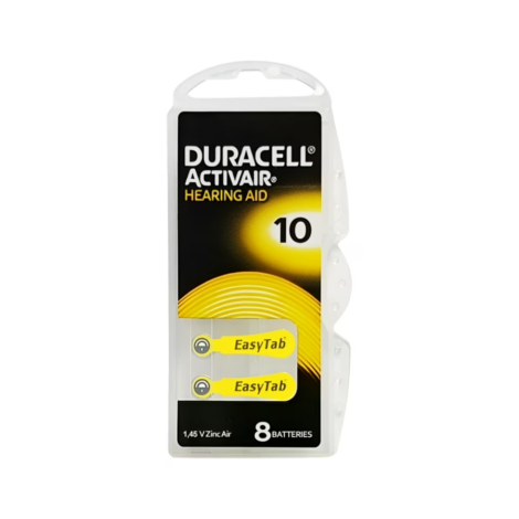 Duracell 10 Battery - Genuine Hearing Aid at Ensound Hearing Centre Lahore