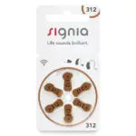 Signia Battery 312 - Genuine Hearing Aid at Ensound Hearing Centre Lahore