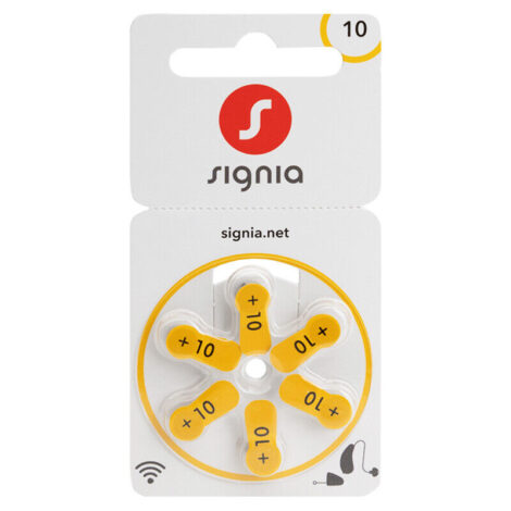 Signia Battery 10 - Genuine Hearing Aid at Ensound Hearing Centre Lahore